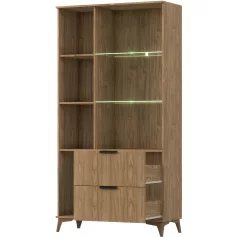 Entsian 100 vitrin szekrény artisan oak gardrób,