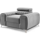 Laurence fotel, szürke