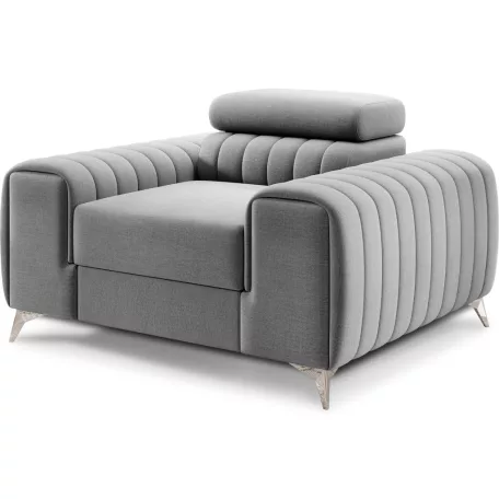 Laurence fotel, szürke