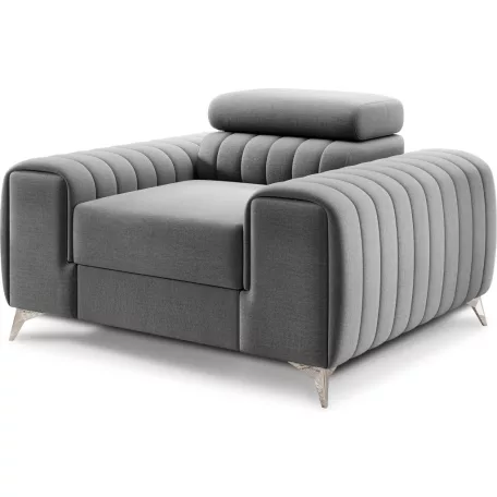 Laurence fotel, szürke