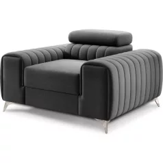 Laurence fotel, szürke