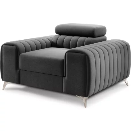 Laurence fotel, szürke