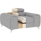 Laurence fotel, szürke