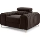 Laurence fotel, sötétbarna