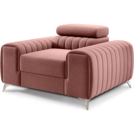Laurence fotel, rózsaszín