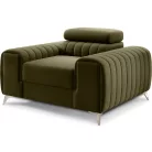 Laurence fotel, zöld