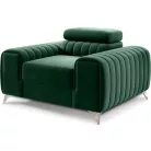 Laurence fotel, zöld