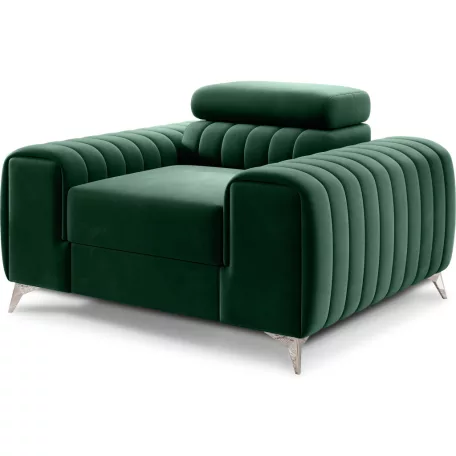 Laurence fotel, zöld