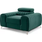 Laurence fotel, zöld