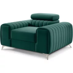 Laurence fotel, zöld