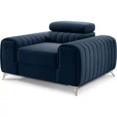 Laurence fotel, sötétkék