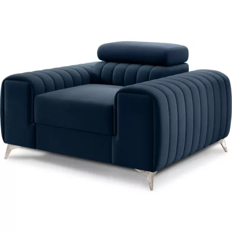 Laurence fotel, sötétkék