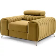 Laurence fotel, sárga