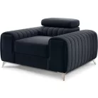 Laurence fotel, sötétkék