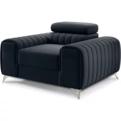 Laurence fotel, sötétkék