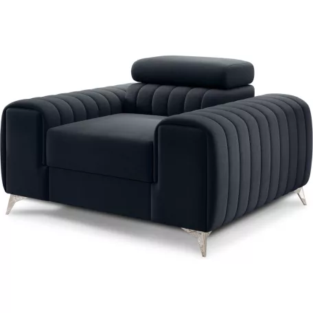 Laurence fotel, sötétkék