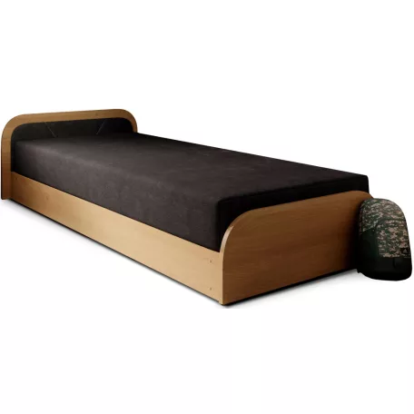 Parys ágy, Fekete, Alova 04 - balos