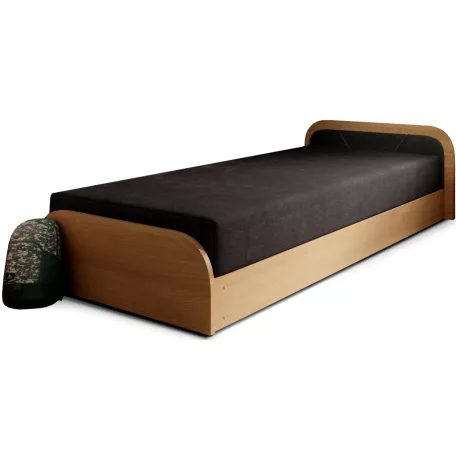 Parys ágy, Fekete, Alova 04 - jobbos