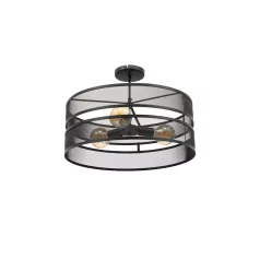 Orabela, 55x55x32cm mennyezeti lámpa, Fekete