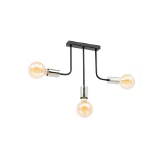 Indigeo, 48x42x8cm csillár, Fekete