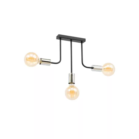 Indigeo, 48x42x8cm csillár, Fekete