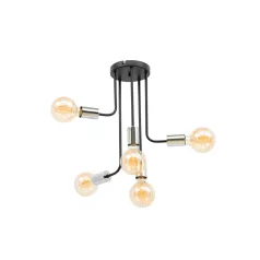 Indigeo, 55x47x55cm csillár, Fekete