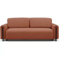 Arcadova fekete kanapé, barna