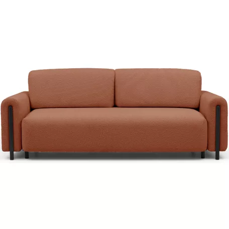 Arcadova fekete kanapé, barna