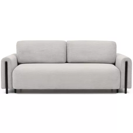 Arcadova fekete kanapé, bézs