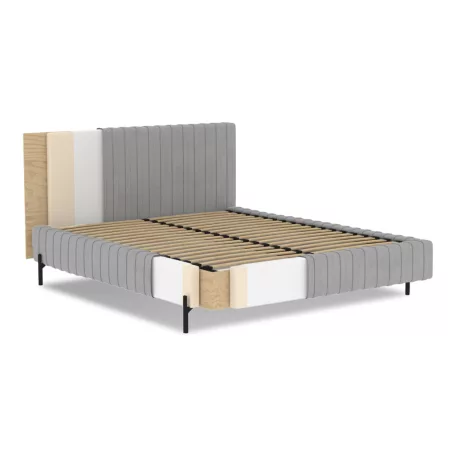 Plissa ágy 160x200  sötétzöld