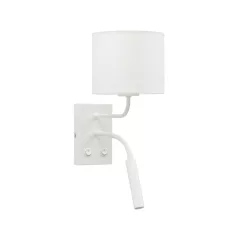 Vespillo, 18x26x38cm fali lámpa, Fehér