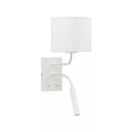 Vespillo, 18x26x38cm fali lámpa, Fehér