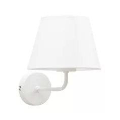 Vespillo, 20x20x23cm fali lámpa, Fehér