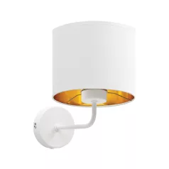 Vespillo, 18x26x24cm fali lámpa, Fehér