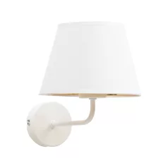 Vespillo, 20x20x23cm fali lámpa, Fehér