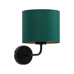 Vespillo, 18x26x24cm fali lámpa, Sötétzöld