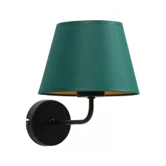 Vespillo, 20x20x23cm fali lámpa, Sötétzöld