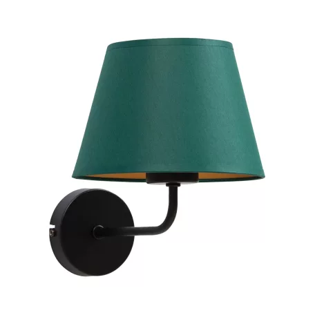 Vespillo, 20x20x23cm fali lámpa, Sötétzöld