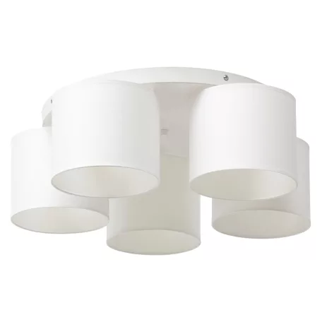 Vespillo, 58x58x18cm mennyezeti lámpa, Fehér