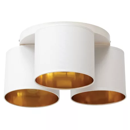 Vespillo, 45x45x18cm mennyezeti lámpa, Fehér