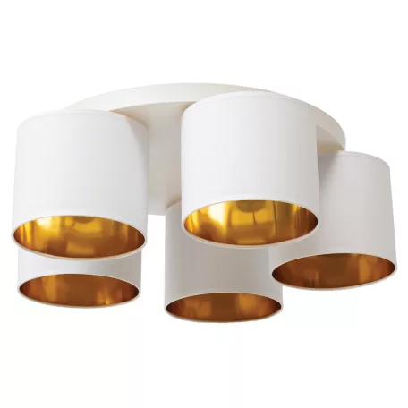 Vespillo, 58x58x18cm mennyezeti lámpa, Fehér