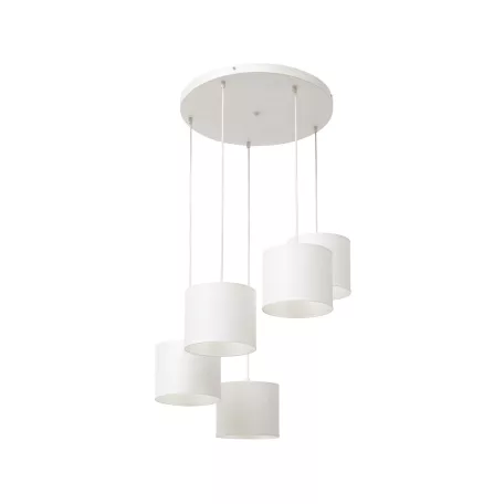 Vespillo, 58x58x115cm függesztett lámpa, Fehér