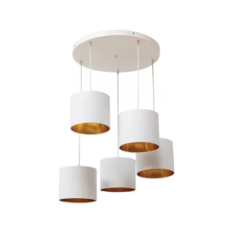 Vespillo, 58x58x115cm függesztett lámpa, Fehér