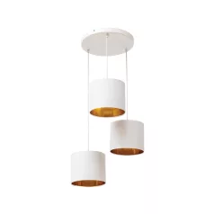 Vespillo, 45x45x105cm függesztett lámpa, Fehér