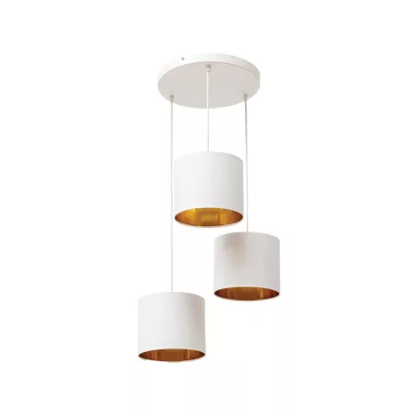 Vespillo, 45x45x105cm függesztett lámpa, Fehér