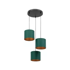 Vespillo, 45x45x105cm függesztett lámpa, Arany