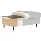 Gomsi puff, sötétszürke