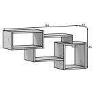 Alitty 96 fehér polc polc, fehér