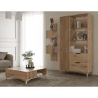 Sunpedo 25 kézműves tölgyfa polc polc, kézműves tölgy