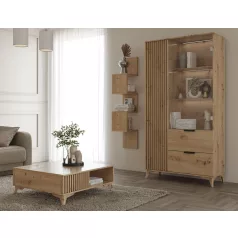 Sunpedo 25 kézműves tölgyfa polc polc, kézműves tölgy